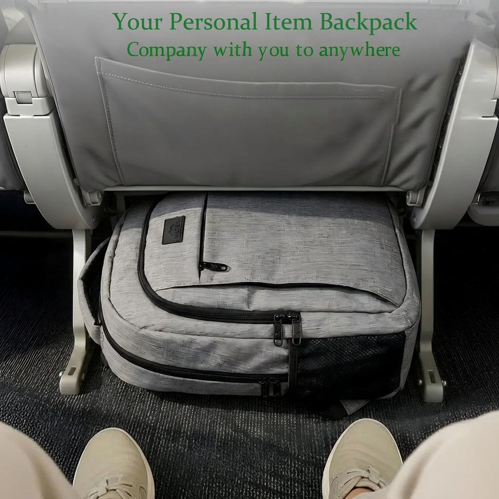 Matein Travel Laptop Backpack, Business Anti Theft Slim Durable Laptops Backpack with USB Charging Port, Water Resistant College School Computer Bag Gifts for Men & Women Fits 15.6 Inch Notebook, Grey