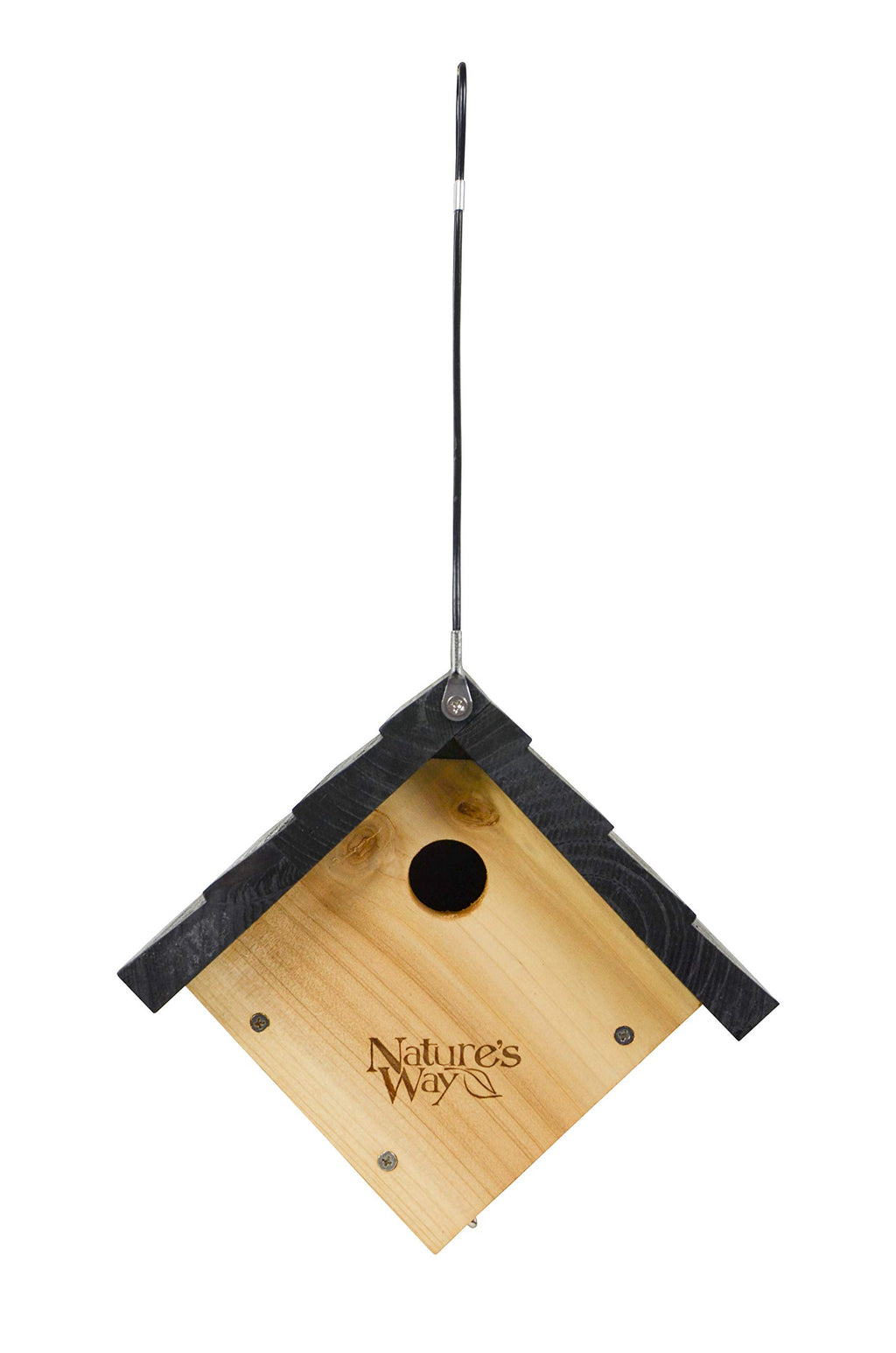Nature's Way Bird Product CWH1 Cedar Wren House, 8 by 8.875 by 8.125-Inch