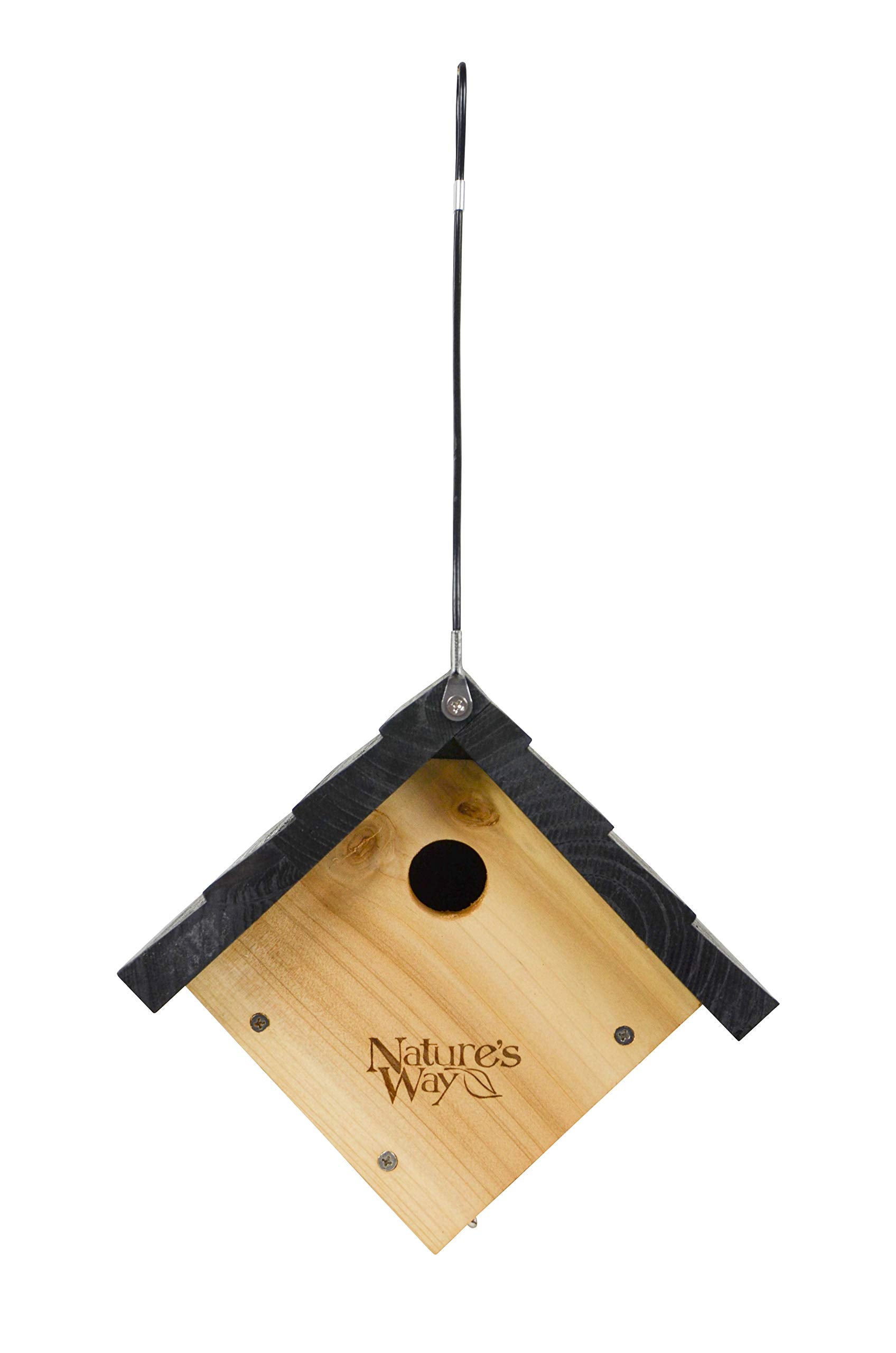 Nature's Way Bird Product CWH1 Cedar Wren House, 8 by 8.875 by 8.125-Inch