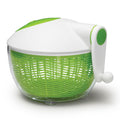 Starfrit Salad Spinner with Ergonomic Side Handle - Large Capacity 6L - Bowl Can Be Used for Serving - Stopper Button