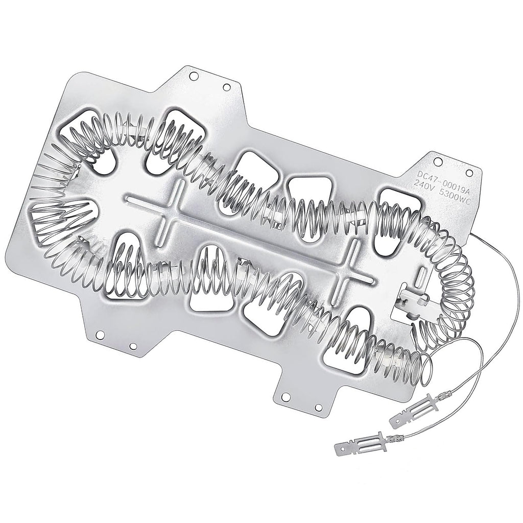 DC47-00019A Dryer Heating Element for Samsung【Nickel 95%+】 - Compatible with Whirlpool May-tag Dryer Element for Samsung DV42h5000EW/A3 DV45h7000EW/A2 - Replaces 35001247 AP4045884 EA2038533 PS2038533