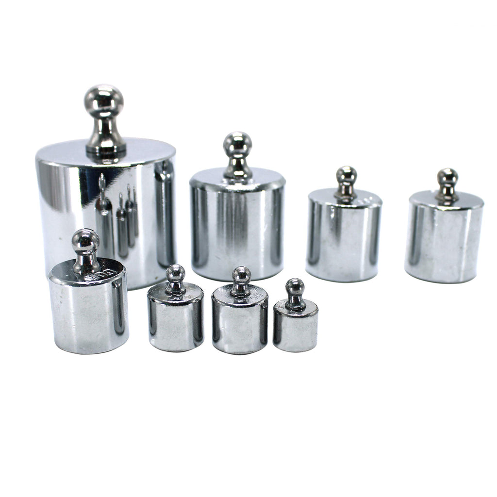 HFS(R) Calibration Weight Set 1000g with Case and Tweezers for Digital Scale, Gram Scale-M2 Class 8pcs 10g,20g,20g,50g,100g,100g,200g,500g