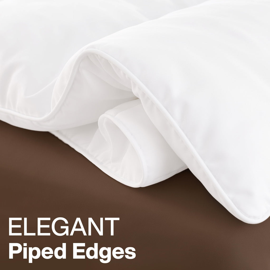 Utopia Bedding Queen Comforter Duvet Insert, Quilted White Comforter with Corner Tabs, Box Stitched Down Alternative Comforters Queen Size 88 x 88 inches