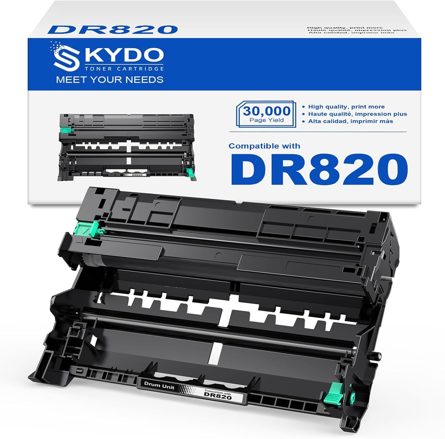 DR820 Drum Unit Replacement for DR820 DR-820 DR850 Drum Unit Work with HL-L6200DW HL-L6200DWT MFC-L5850DW MFC-L5900DW MFC-L5700DW DCP-L5600DN Printer Drum (1 Pack)