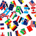 MARFOREVER 100 Countries String Flag, 82ft International Banner String Flags World Flag Bunting Banners for School Festivals Sports Clubs Bars Celebrations Party Decorations