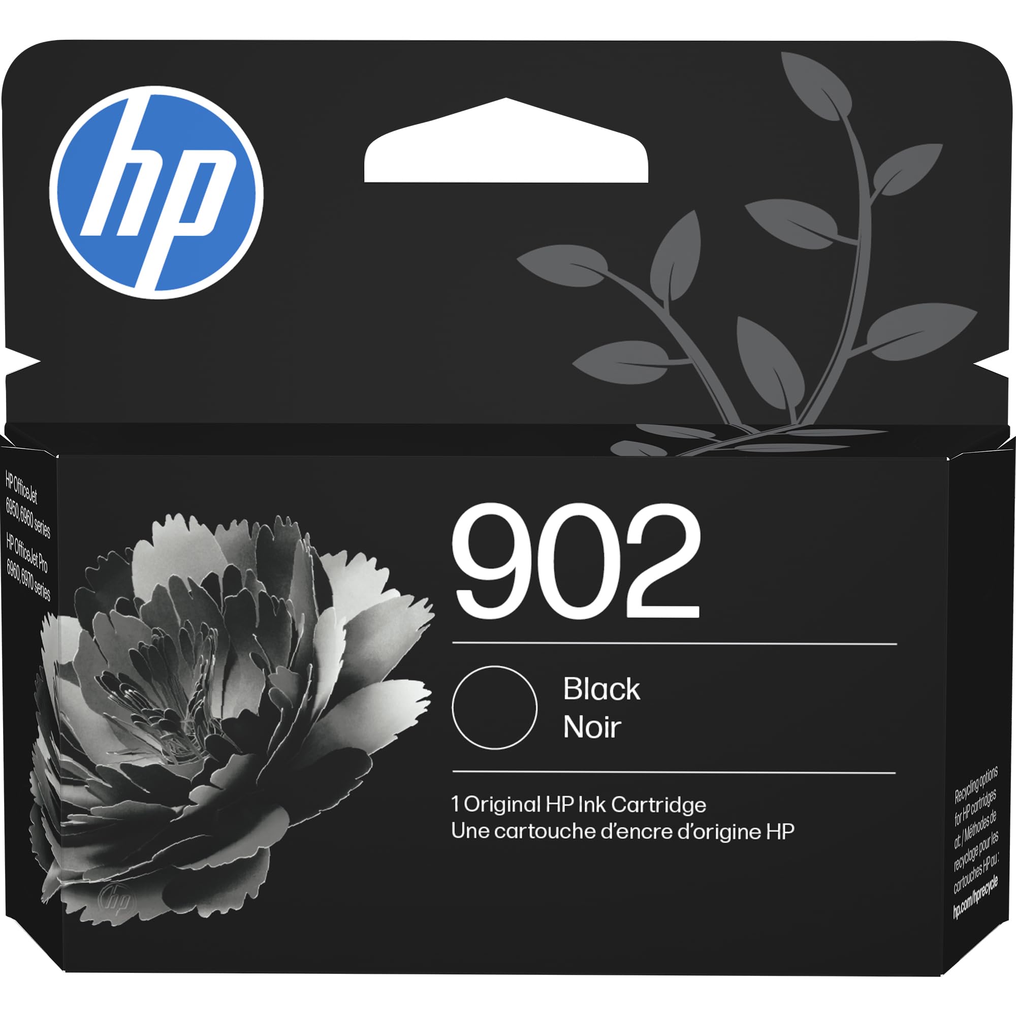 HP 902 | Ink Cartridge | Black | Works with HP OfficeJet 6900 Series, HP OfficeJet Pro 6900 Series | T6L98AN
