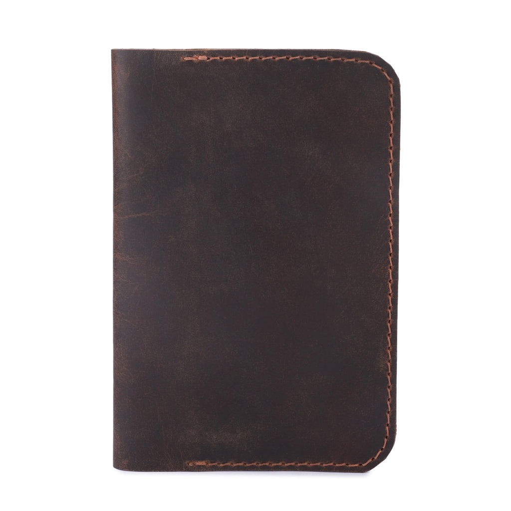 CestAntiQ, Leather Journal Cover for Field Notes, Notebook Cover for Moleskine Cahier Journal Leather Field Notes Cover, Wallet Case, (3.5 x 5.5 in.) Journal Cover Cards Slot / Refillable Travelers Pocket Notebook Handmade Leather Cover with Pen Holder ::