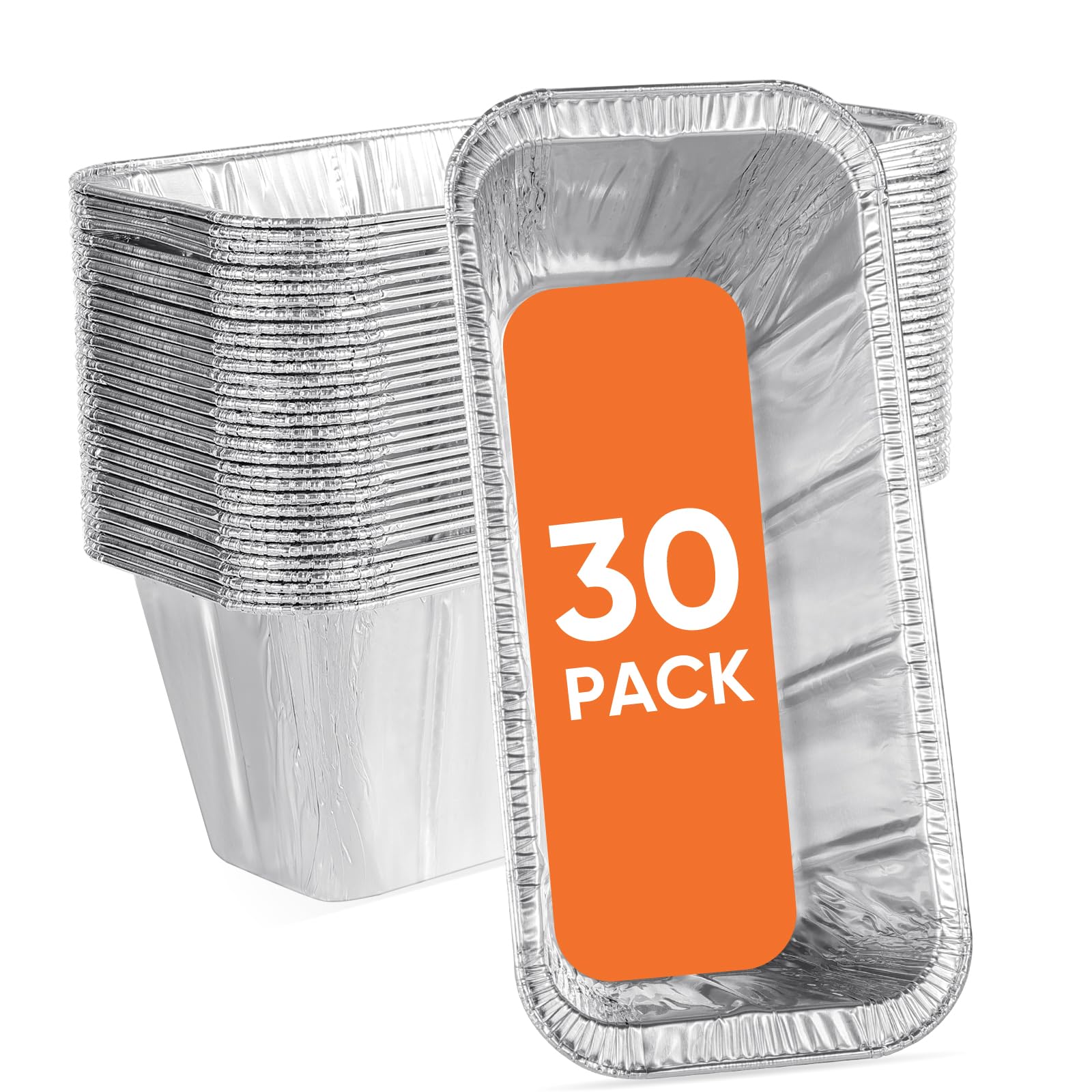 Drip Pan Grease Cup Liners - 30 Pack Disposable Aluminum Foil Drip Pan Liners,Grease Catcher Cup Liner,Disposable Grill Grease Tray,Griddle Drip for Blackstone 30",28",36" (30Pack for Blackstone)
