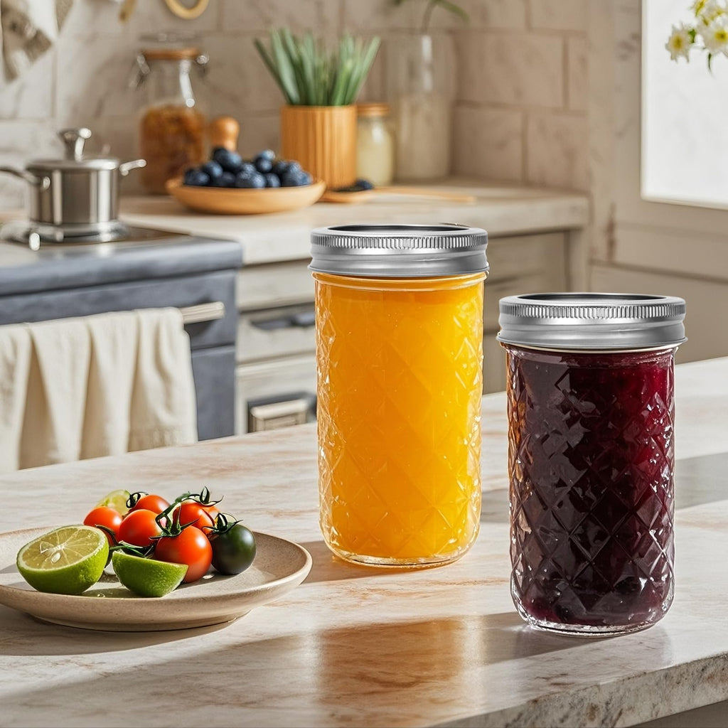 12 oz Regular Mouth Mason Jars with Airtight Lids and Bands,12 Pack Glass Canning Jars for Pickling,Fermenting, 350ml Preserving Jars for Jam,Honey,Fruits Storage