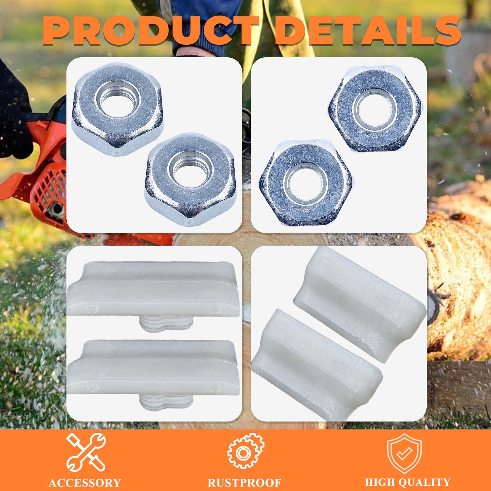 Hyceker Chain Catcher Bar Nuts Kit for Stihl MS231 MS241 MS240 MS251 MS260 MS290 MS310 MS311 MS340 MS341 MS360 MS361 MS362 MS380 MS390 MS391 028 029 034 036 038 039 Chainsaws 1125 650 7700 00006567700
