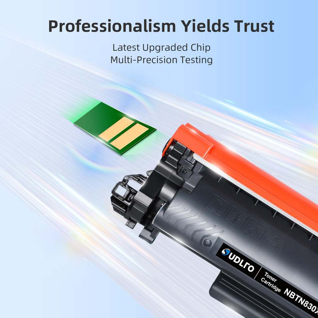 SUDLTO TN830XL Compatible for Brother TN830 XL TN 830 XL TN830BK Toner Cartridge for Brother DCP-L2640DW L2647DW MFC L2760DW L2807DW L2820DW L2900DW HL-L2400D L2405W L2420DW L2467DW Printer (2 Black)