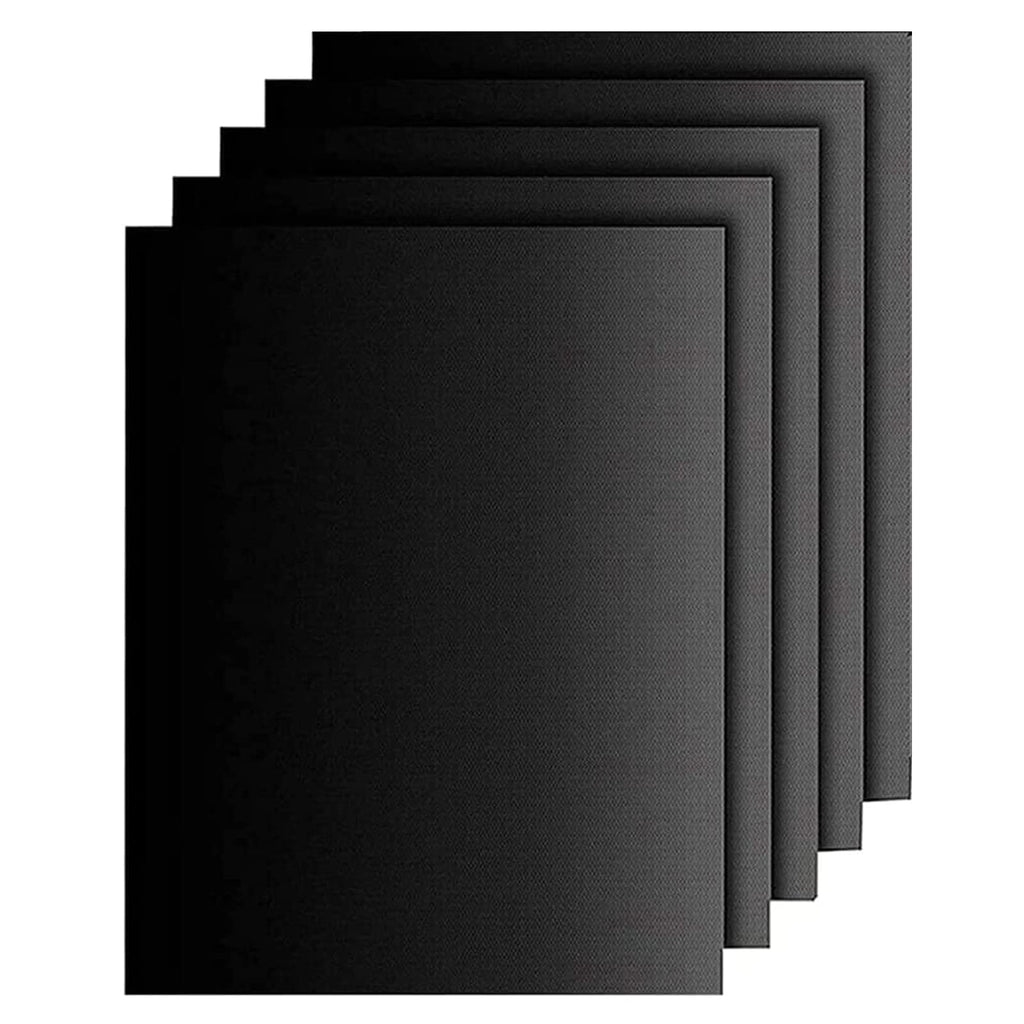 Large Oven Liners，5 PACK Heavy Duty Teflon Oven Liners,BBQ Grill Mats for Bottom of Oven for Gas, Electric and Fan Assisted Ovens，Baking Mat, Oven Protector Sheets，Reusable