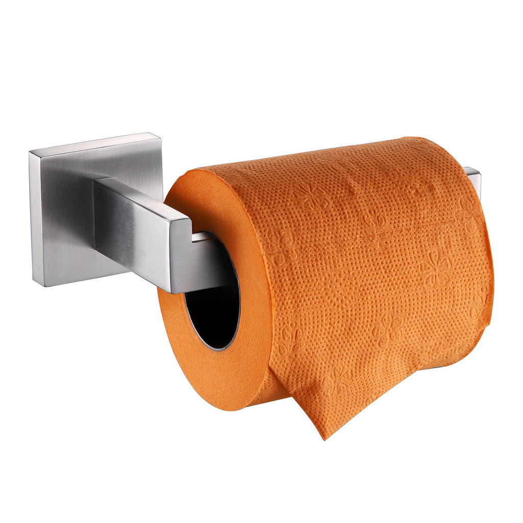 KOKOSIRI Toilet Paper Roll Holder Brushed Nickel Toilet Paper Holder Stainless Steel for Kitchen Bathroom Dispenser Wall Mounted, B2003BR