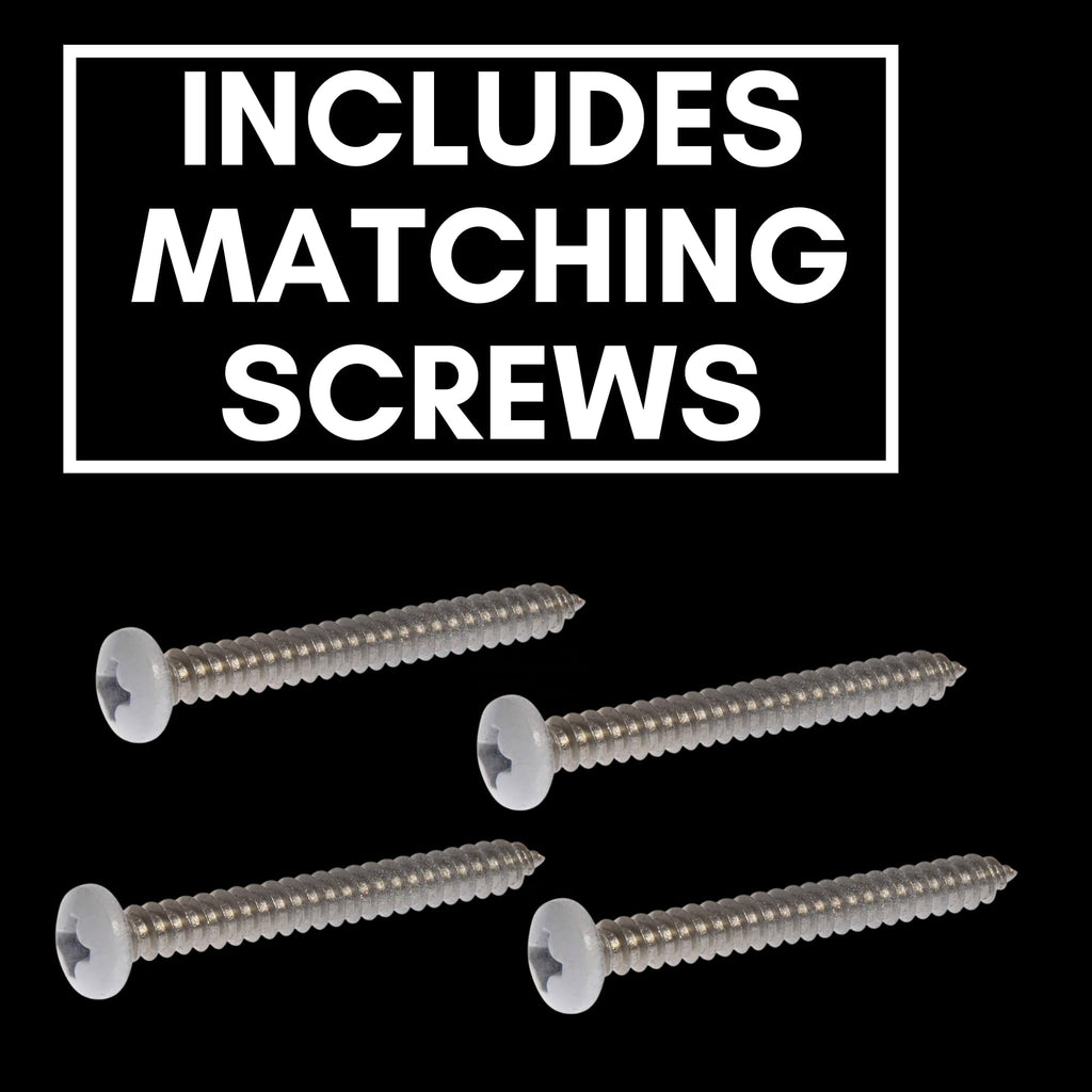 Universal White Inlet Valves for Central Vacuums - Compatible with Beam, CanaVac, Eureka, Vacuflo, Husky, DuoVac, CycloVac and More - Pack of 2