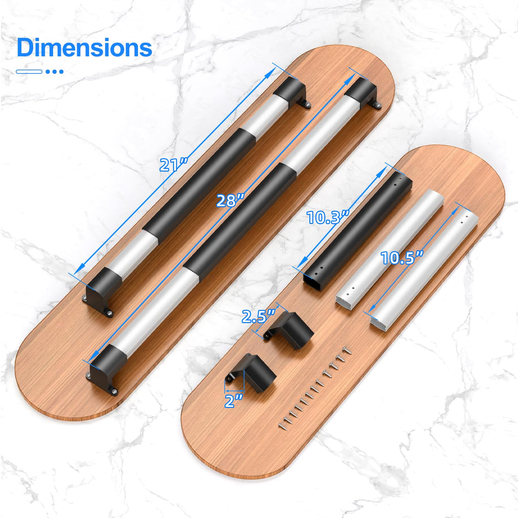 RV Screen Door Handle Adjustable Cross Bar Universal Fit Push Bar Metal and Plastic Durable Construction Crossbar for Travel Trailer Motorhome Camper Accessories