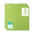 Cricut StandardGrip Machine Mats 12in x 12in, Reusable Cutting Mats for Crafts with Protective Film, Use with Cardstock, Iron On, Vinyl and More, Compatible with Cricut Explore & Maker (3 Count)