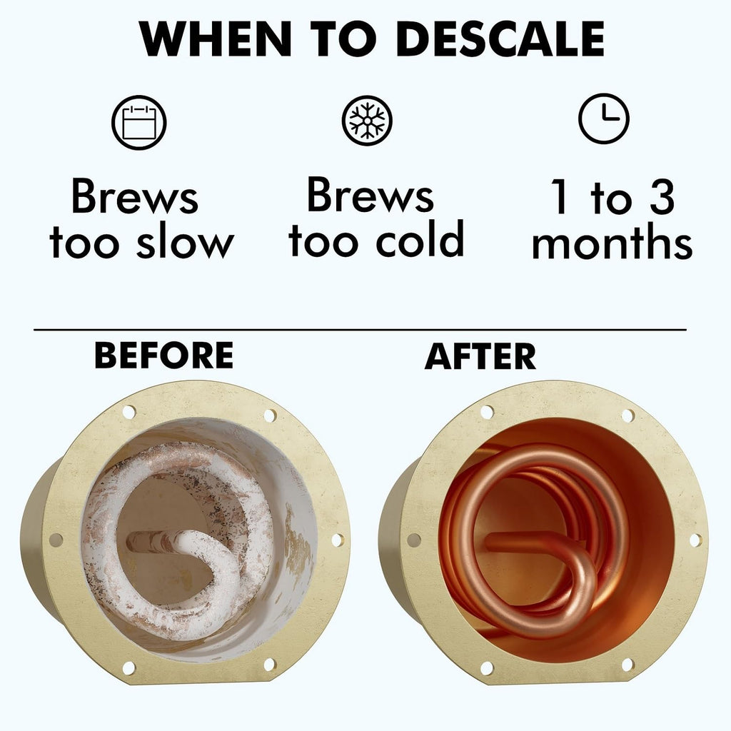 10 Uses Descaling Solution Compatible with DeLonghi, Specially Designed for Delonghi Coffee Machines and Maker - 33.8oz Espresso Coffee Maker Cleaner, Coffee Pot Cleaning Limescale Remover
