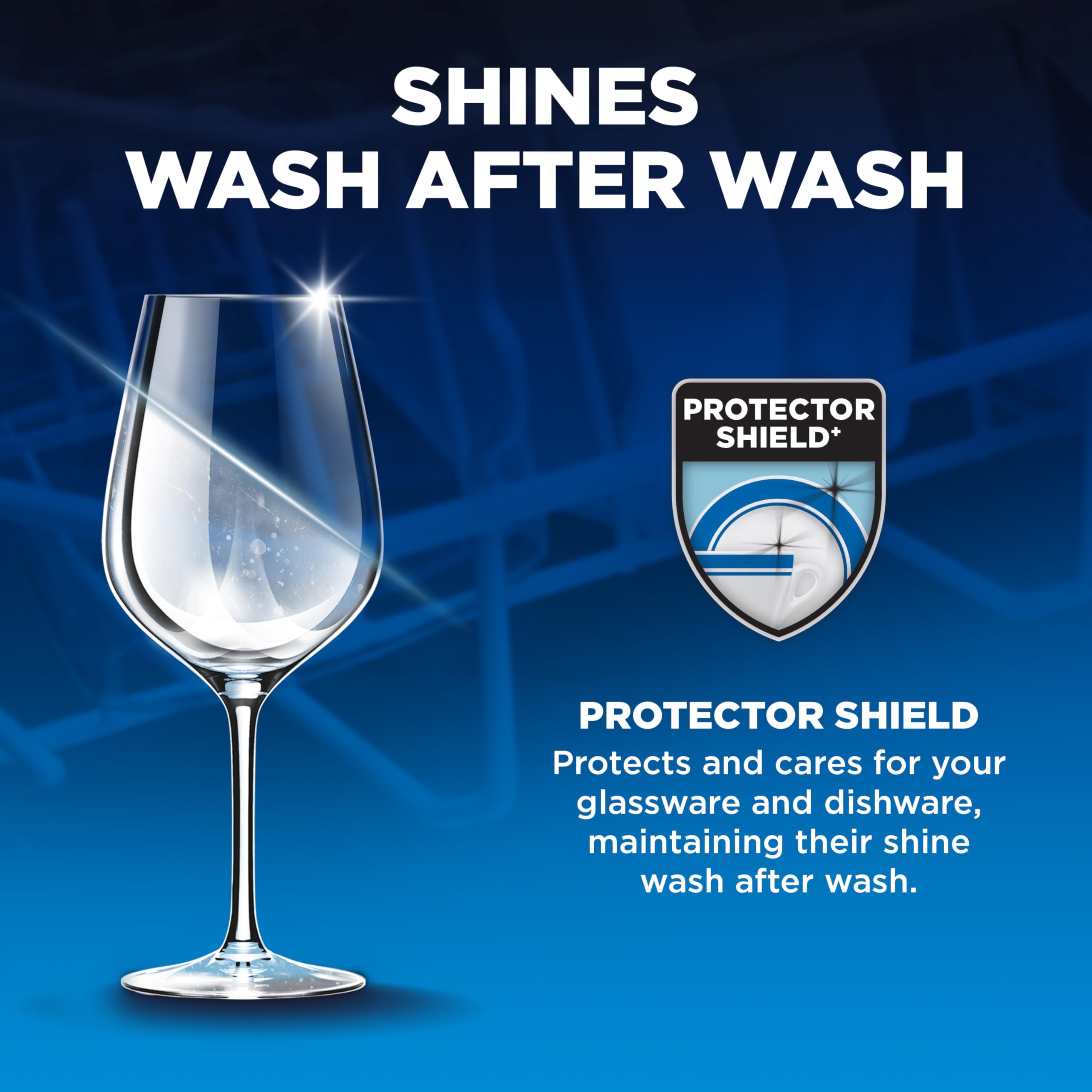 Finish® Quantum® Infinity Shine® Dishwasher Detergent Pods, 3 Chamber Formula with PowerBall, 2X Grease Fighting*, 24H Dried-On Stains, Shine Protection, No Pre-Rinse, 70 Tabs