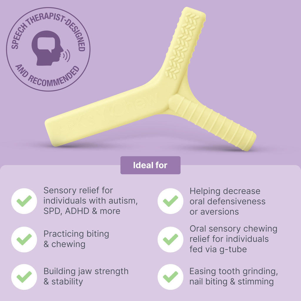 ARK's Y-Chew Oral Motor Chewy Tool (Blue)
