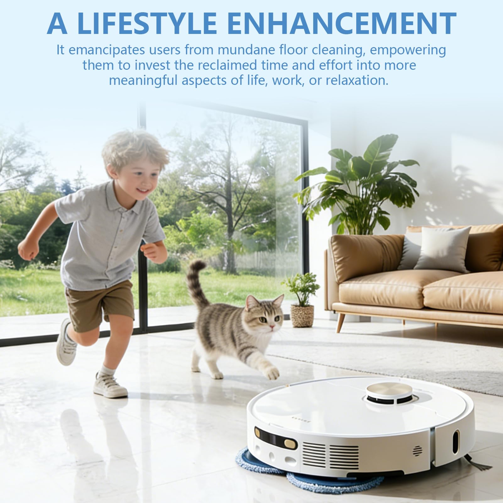 8-Pack L40 Ultra Mop Pads Replacement: for Dreame X40 Ultra/X30 Ultra/X40 Master/L30 Ultra/L20 Ultra/L10s Ultra/L10s Pro Ultra Robot Vacuum, MOVA S10/S10 Plus/P50 Pro/P10/P10 Pro Ultra, Washable Pad