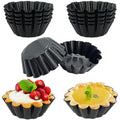 14PCS Egg Tart Molds, Non Stick Mini Tart Pans, 2.6-Inch Fluted Mini Pie Pans for Baking