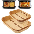 Eslotre Air Fryer Liners Disposable 150Pcs for Ninja Foodi DZ071 7-Qt/11-Qt/Instant 9 Qt Dualzone Flex Basket, 100Pcs Small Liners for Dualzone Flexbasket & 50Pcs Parchment Paper