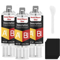 GDDP Metal Glue 240g, 2 Part Epoxy Resin Metal Welding Glue, Heavy Duty for Welding Aluminum, Tiles, Sealing, Adhesive for Metal, Plastic, Steel, Ceramics