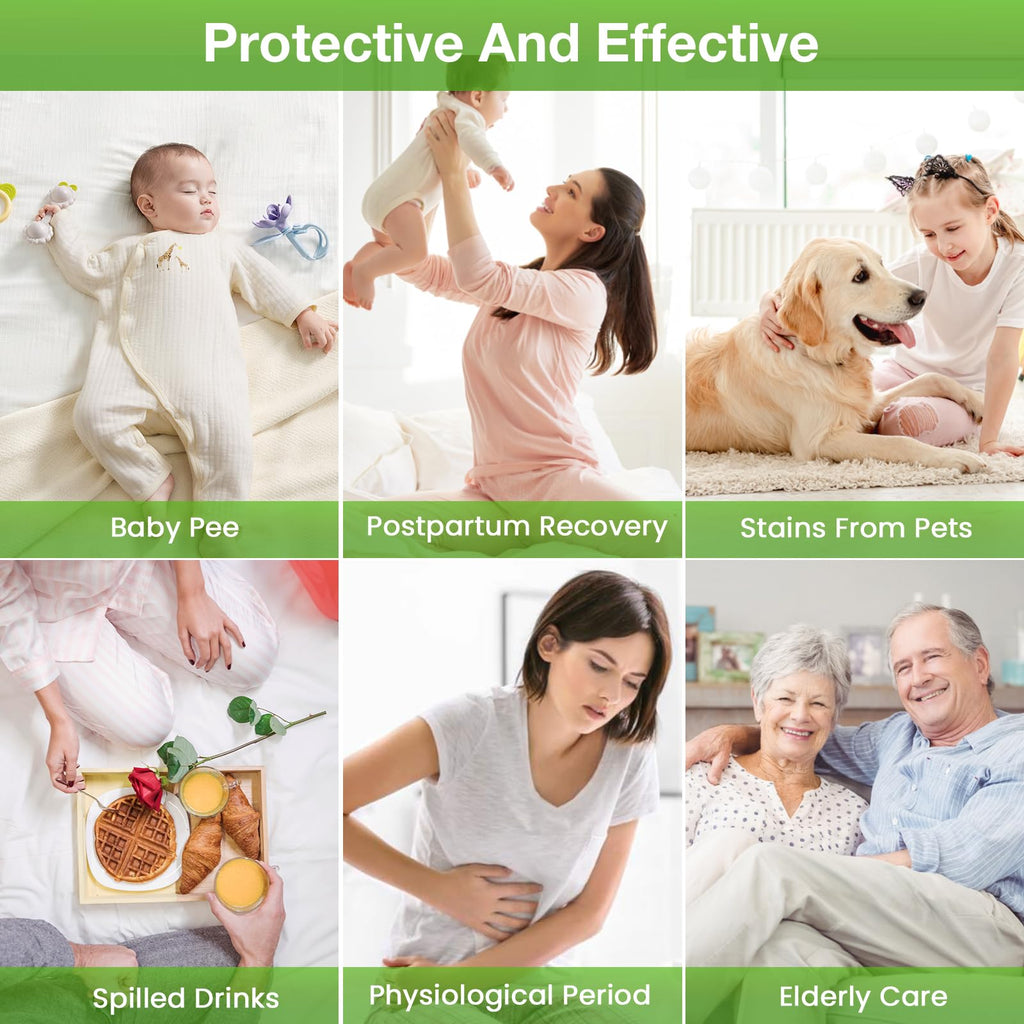 Sasttie Full Size Mattress Protector, Waterproof Full Mattress Protector, Double Mattress Protector with Viscose for Bamboo, Noiseless Mattress Cover with 8"-21" Deep Pocket (54 x 75 inches)