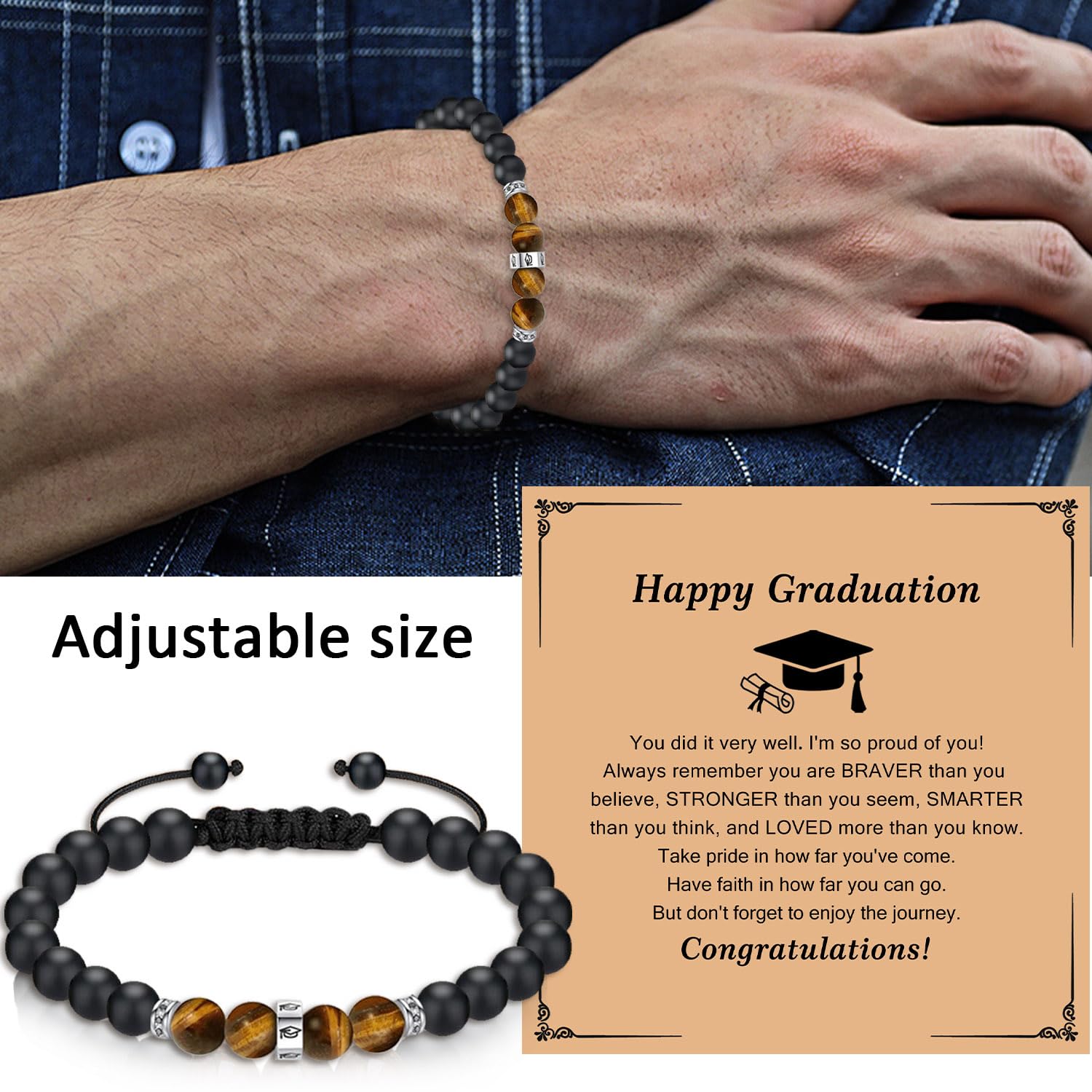 Graduation Gifts, Class of 2026 Graduation Travel Tumbler for Him Her, Inspirational 2026 Grad Gifts for High School Colleage Students Daughter Son Friends Women Men Master Gifts(Black)