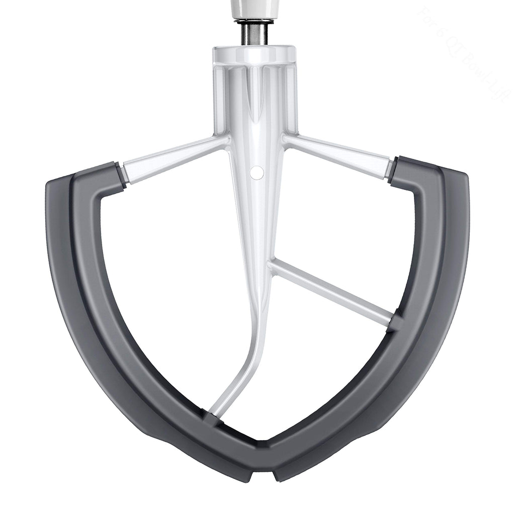 Flex Edge Beater for KitchenAid Mixer 6 Quart Bowl-Lift Stand Mixer, Beater with Silicone Edge, Perfect 6 QT Bowl-Lift Stand Mixer Attachment