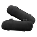 MoKo Chair Armrest Pads, Set of 2 Office Ergonomic High Density Foam Soft Elbow Pillow Cushion for Forearm Pressure Relief Adjustable Universal Padded Chair Armrest Cover - Black
