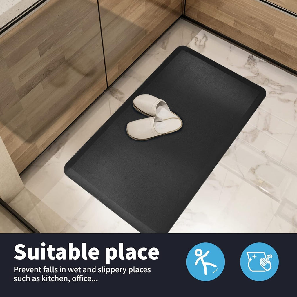 Art3d Industrial Anti-Fatigue Floor Mat (40"x17.3"x1/2", Black)