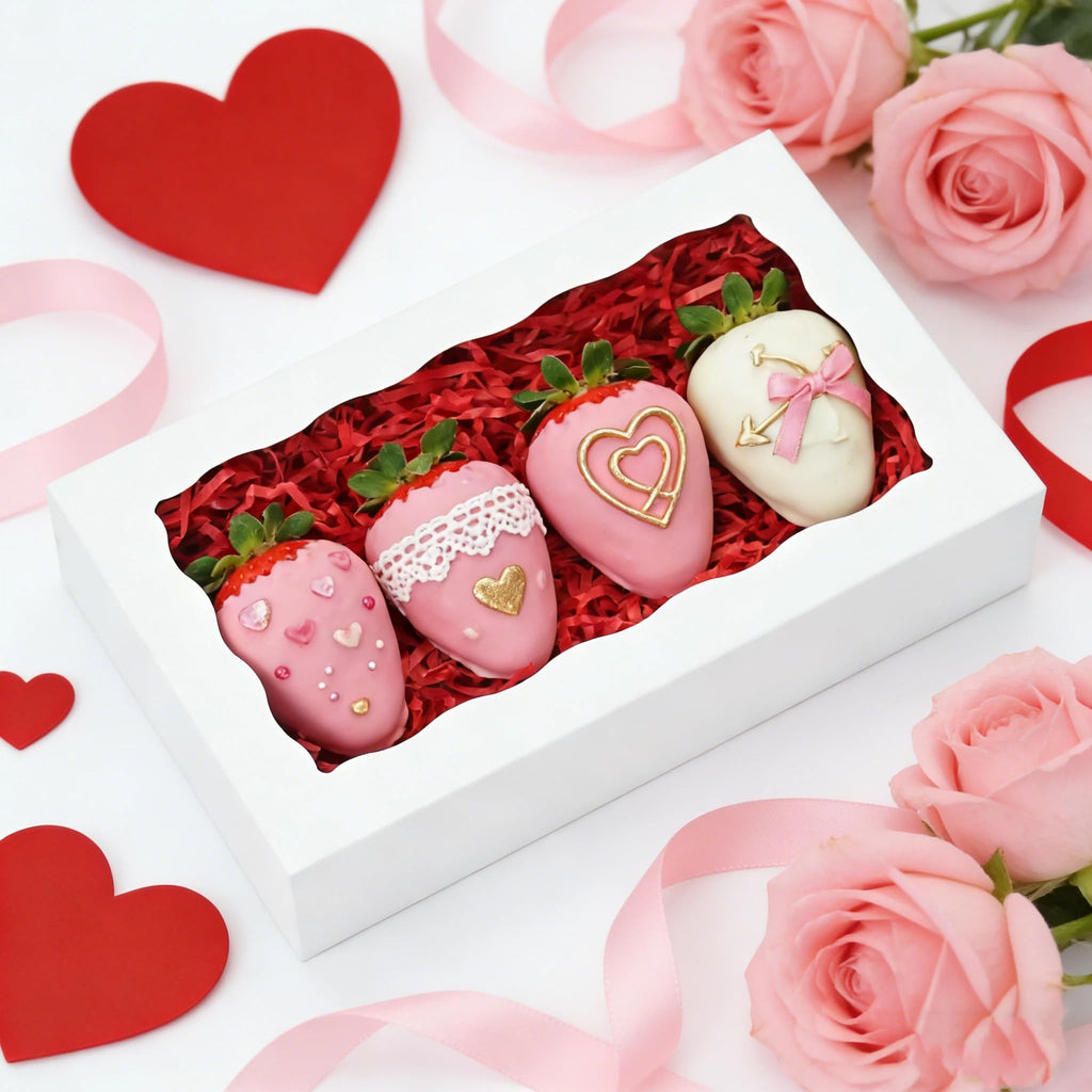 XINHPKGG 50 Pcs Cookie Boxes 7" x 4 3/8" x 1 1/2" Inch Bakery Boxes with Window Treat Box Dessert Box for Wedding Party Mother's Day - White