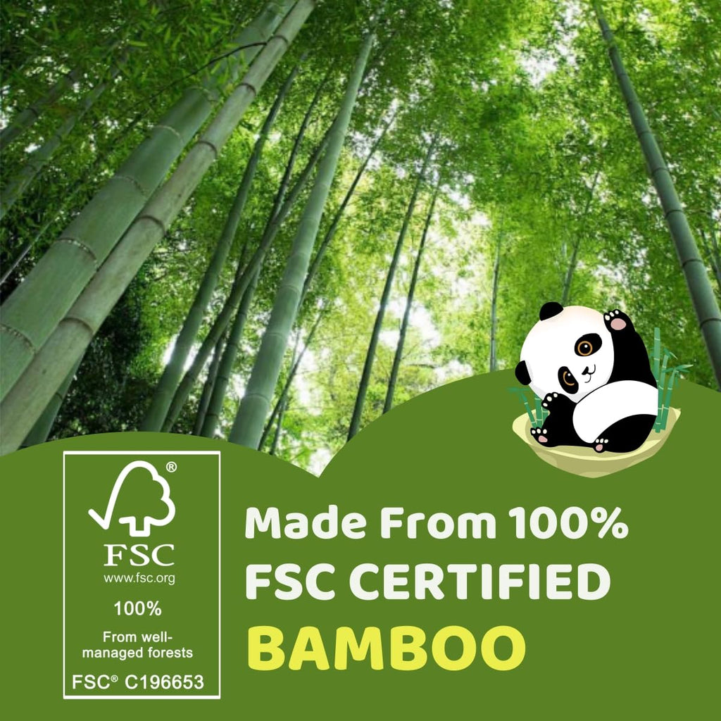 QingYa Bamboo Toilet Paper, 4-Ply, 18 Rolls, 200 Sheets Per Roll, Total 3600 Sheets, bleached, Sustainable and Tree Free, Soft, Strong, Earth-Friendly