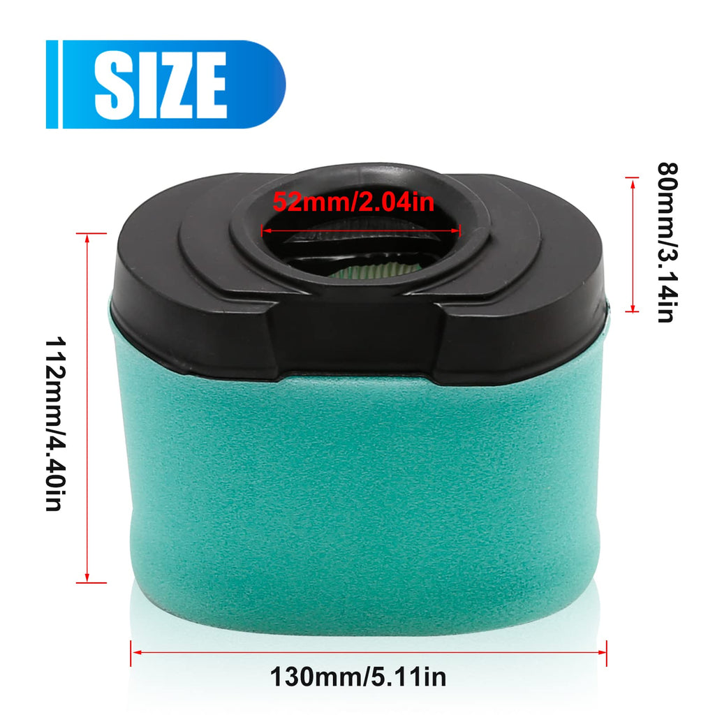 DUZFOREI 792105 792303 Air Filter with 7045184 492932 Oil Filter Replacement for B S 407777 40G777 40H777, Craftsman YT4000 YT4500 GT5000, Husqvarna RZ4222F RZ5422