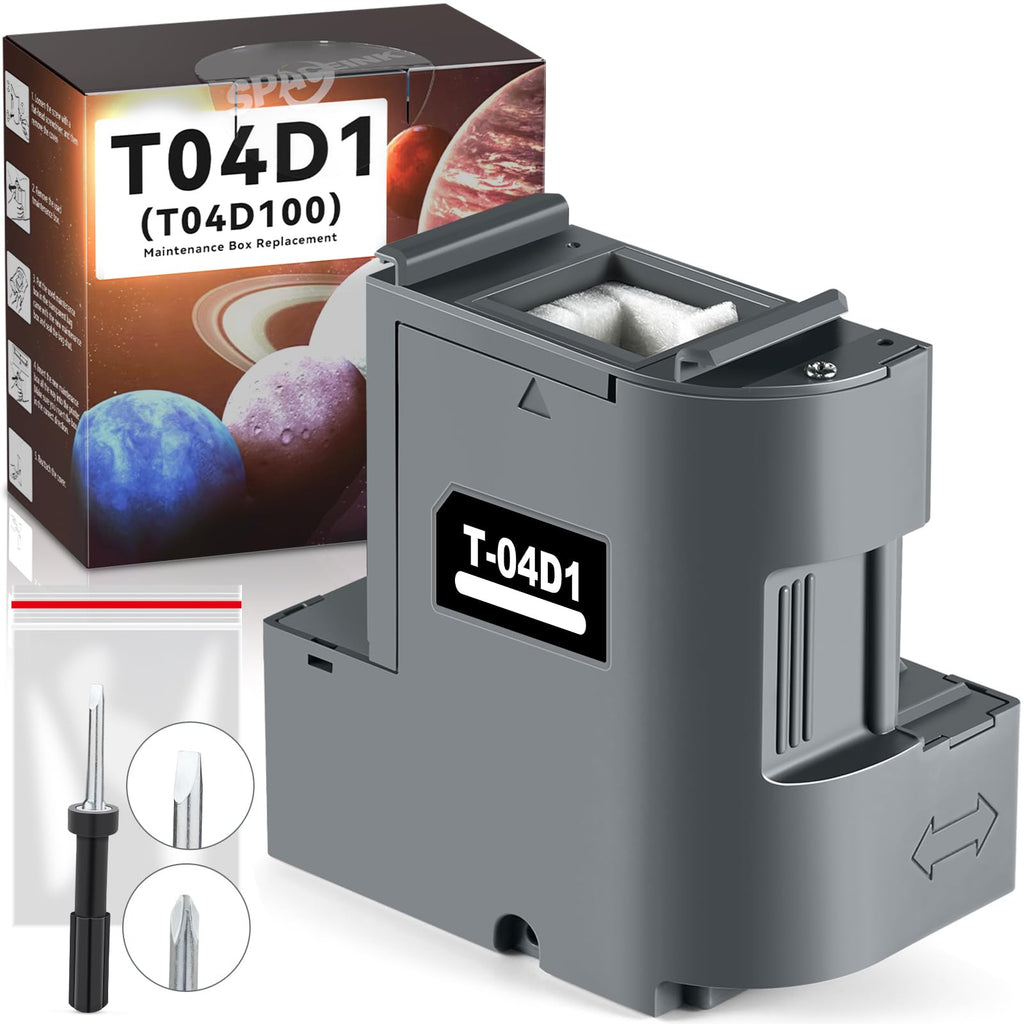 T04D1 Ink Maintenance Box for ET-15000 ET-3750 ET-3760 ET-4750 ET-4760 ET-3850 ET-4850 WF-2860 XP-5100 ET-3710 ET-5150 ET-3830 ST-M1000 ST-3000 ET-M2170 Printers. TO4D1/TO4D100/EWMB2/04D1