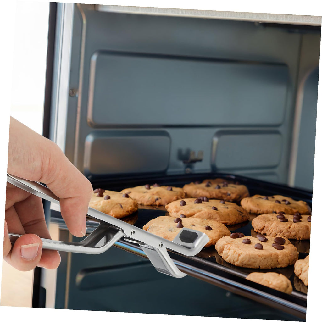 Angoily Anti-scalding Kitchen Plate Gripper Clip Stainless Steel Hot Bowl Holder with Abs Heat-Resistant