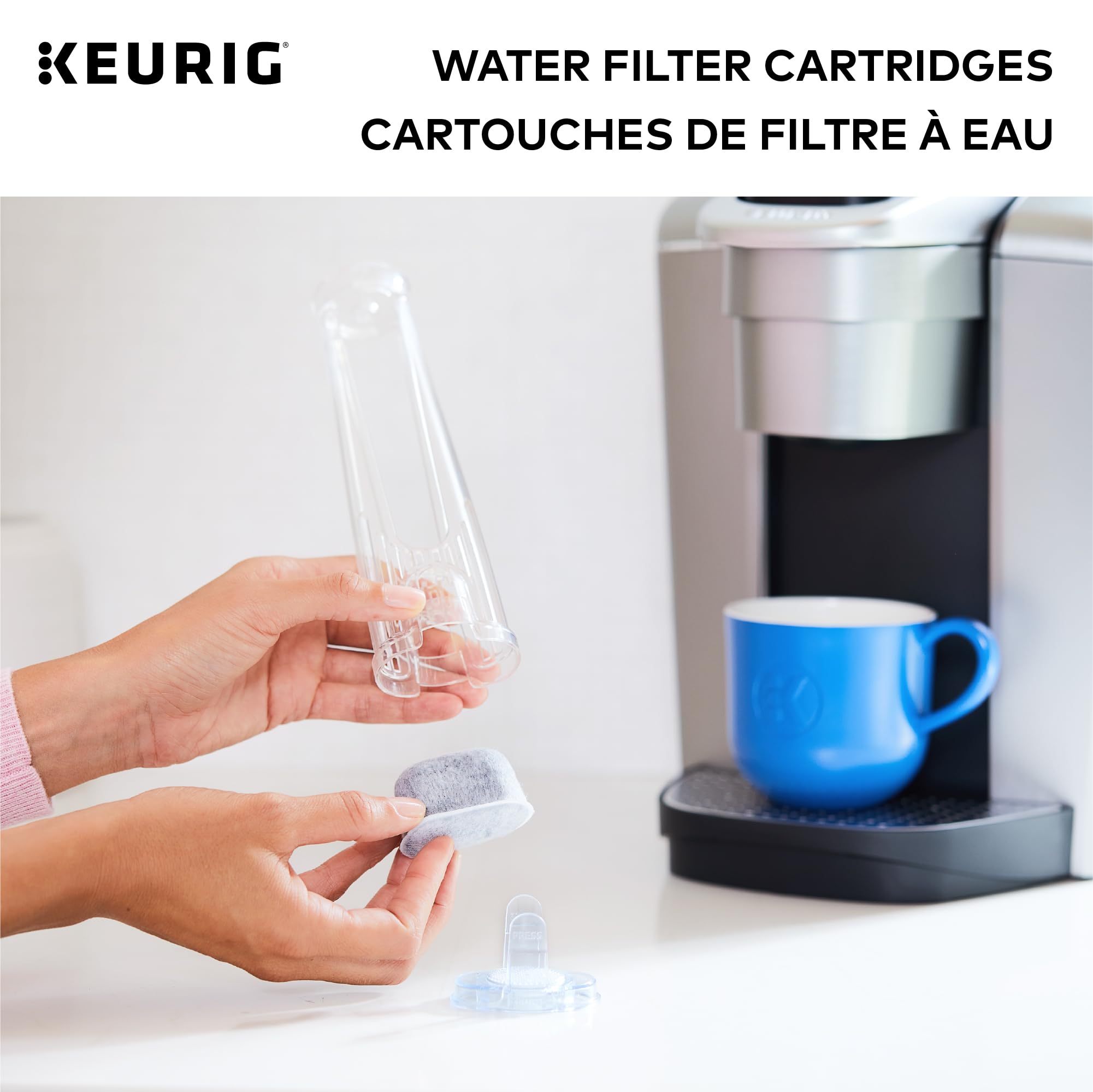 Keurig Water Filter Refill Cartridges, Replacement Water Filter Cartridges, 2 Count