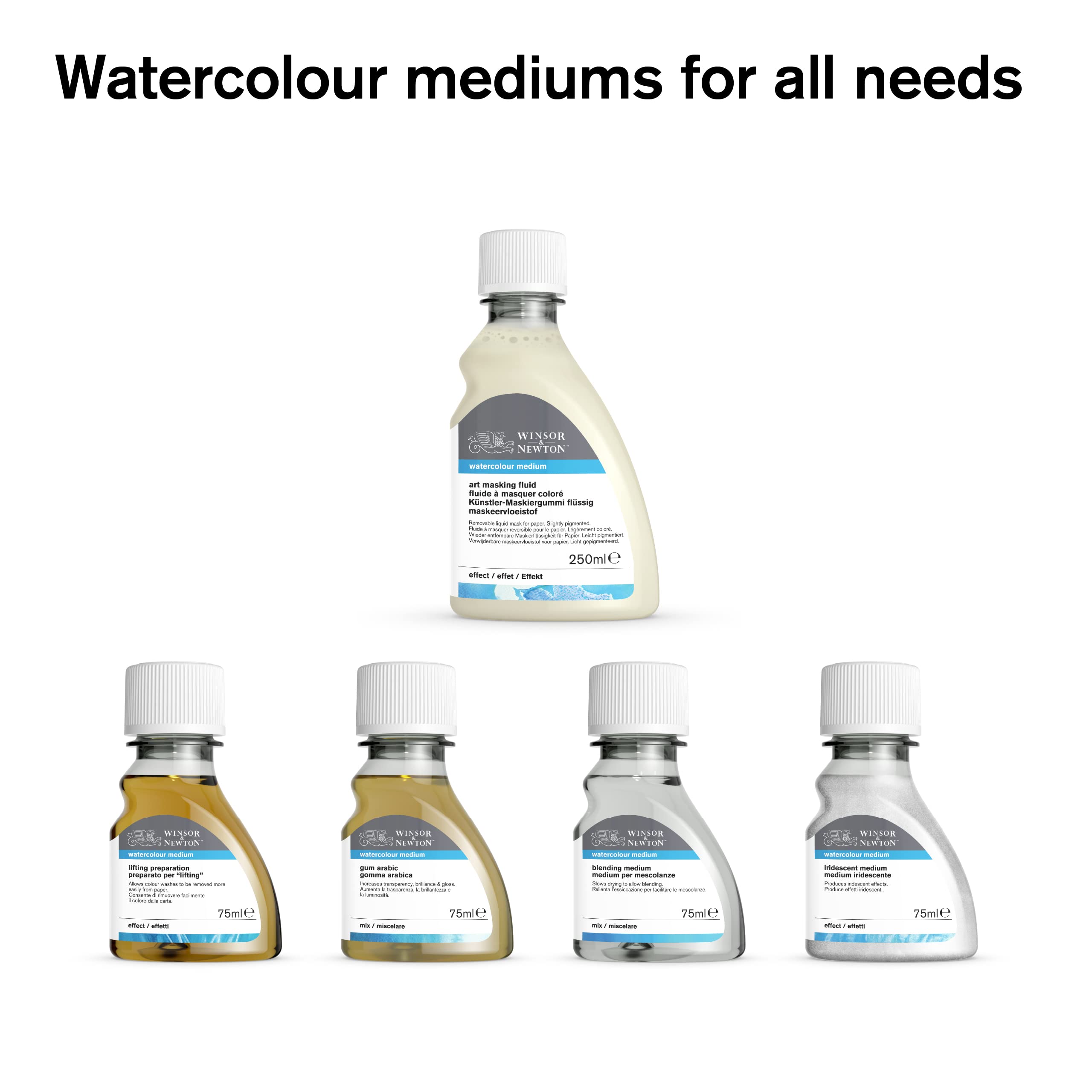 Reeves 3221759 75ml Winsor and Newton Watercolor Art Masking Fluid, Yellow
