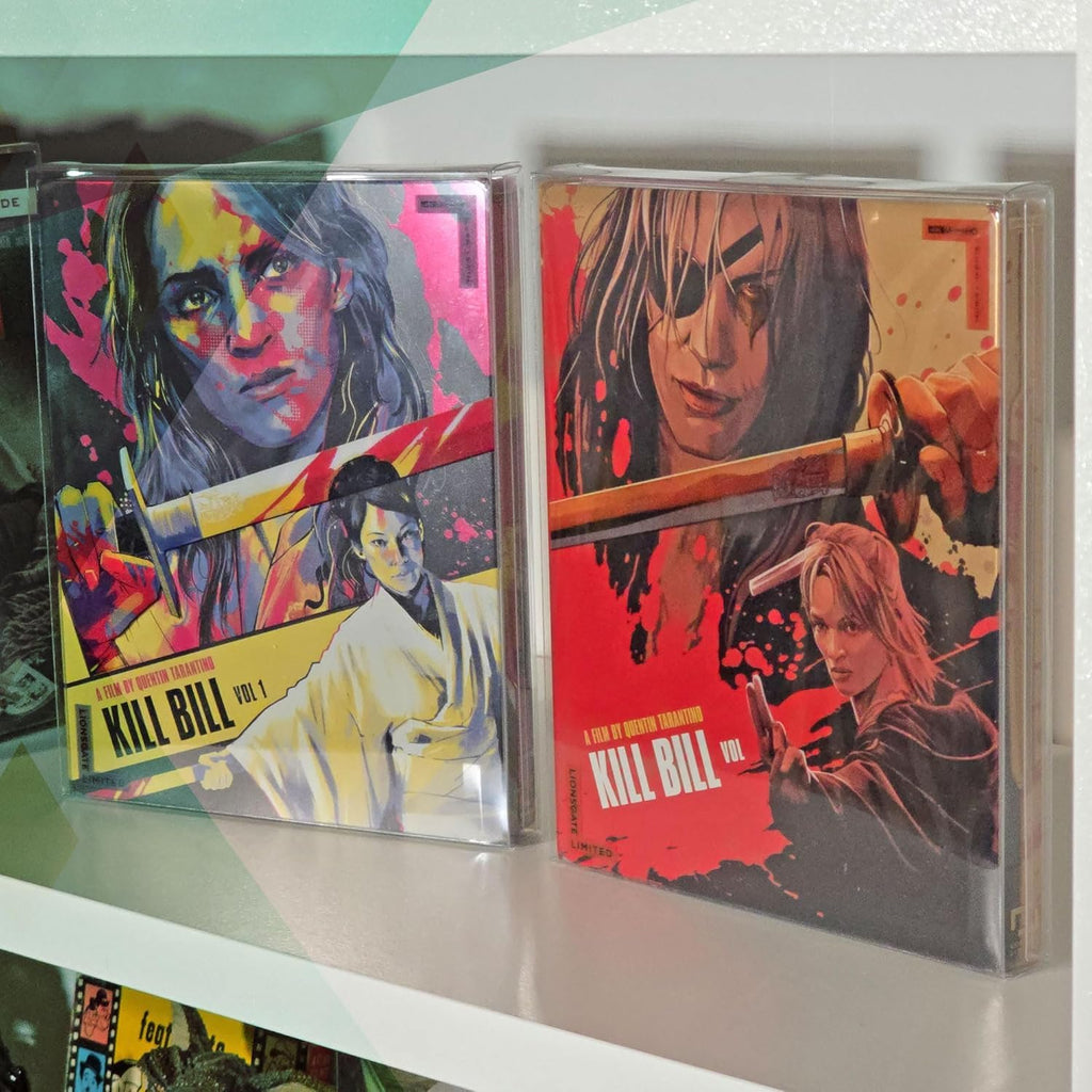 MALKO Pack of 10 Steelbook with Protective Plastic Compatible with Lionsgate Steelbooks