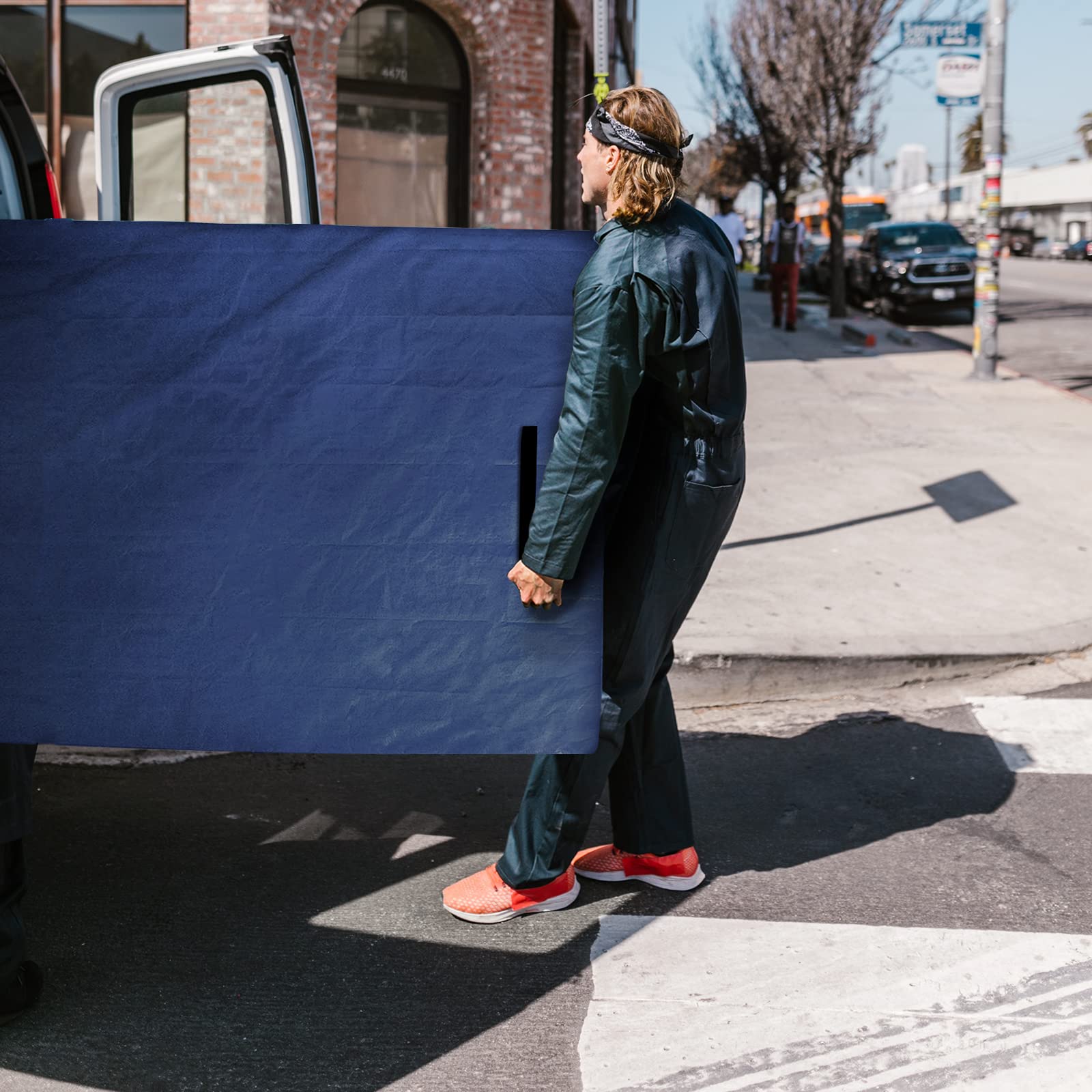 Mattress Bags for Moving and Storage Queen Size - Waterproof Cover With Heavy Duty Handles, Strong Zipper - Reusable Storage Bag, Moving Supplies