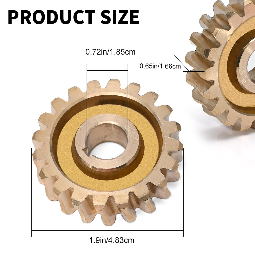 Zreneyfex 917-04861 20Tooth Worm Gear Replacement for Bolens Craftsman Troy-Bilt Cub Cadet 40" - 42" Snowblow