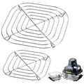 2PCS Crisper Stainless Steel Rack Compatible with Ninja Glass Air Fryer, Air Fryer Accessories for Ninja Crispi Air Fryer FN101 Ninja Crispi Pro Air Fryer AS101