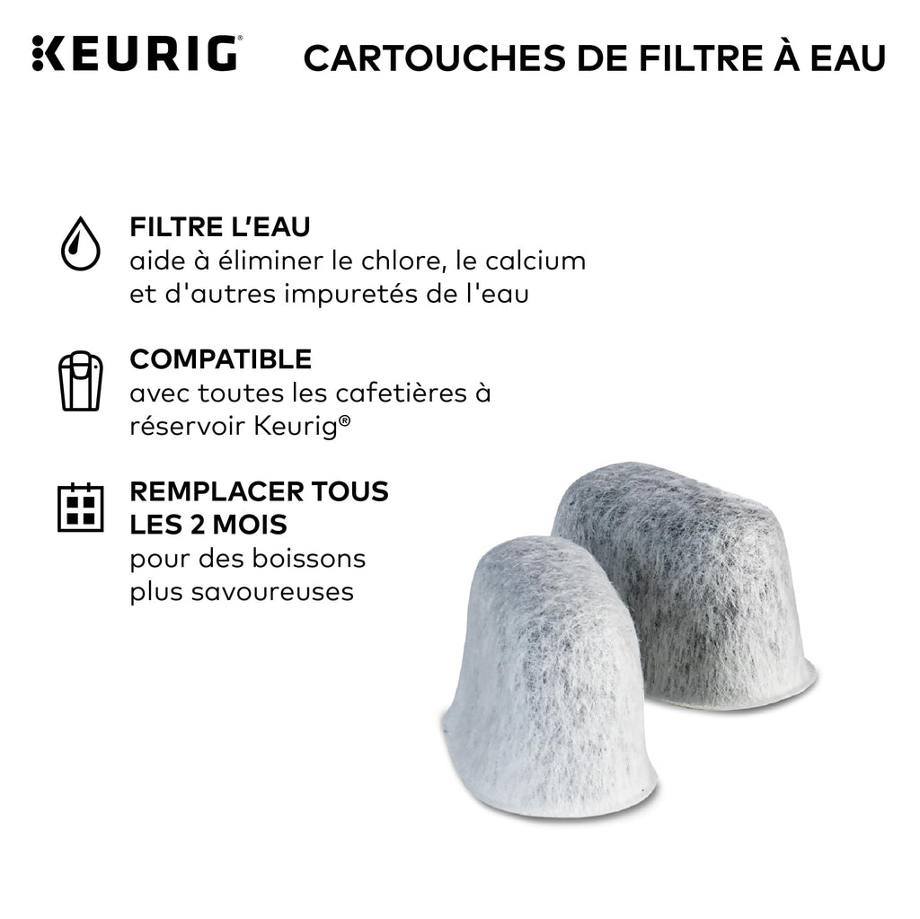 Keurig Water Filter Refill Cartridges, Replacement Water Filter Cartridges, 2 Count