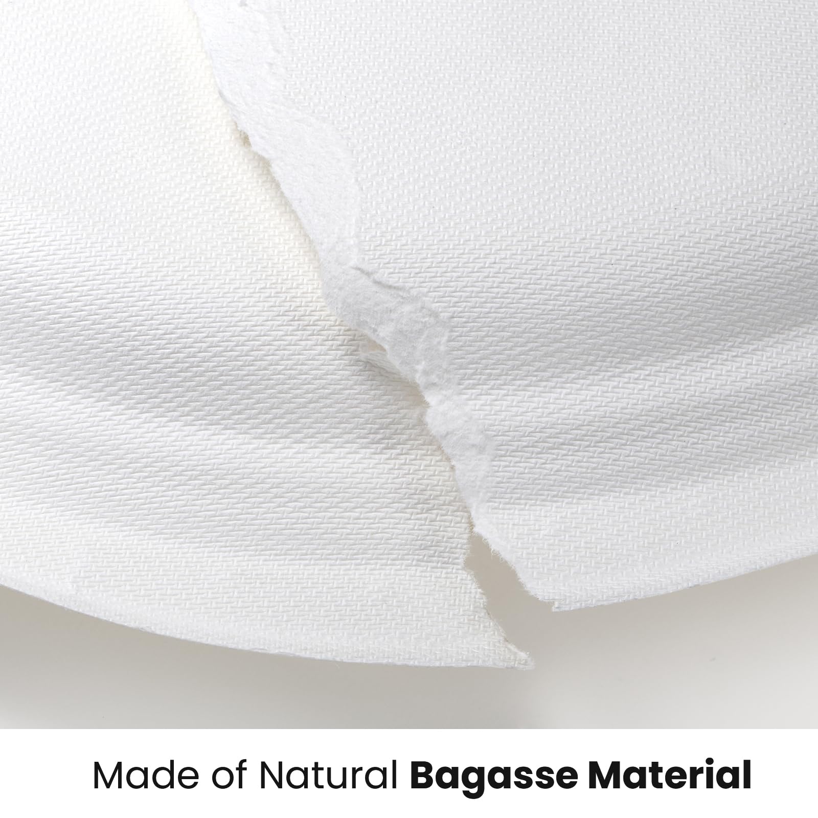 Elsjoy 90 Pack 12.5 Inch Compostable Oval Paper Plates, Large Disposable Dinner Plates, Heavy Duty Paper Platters for Restaurants, BBQ, Parties, Microwave Safe