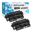Ultra Toner® Compatible Replacement for HP 80A CF280A Black Toner Cartridge for HP LaserJet Pro 400 M401dn M401dne M401dw M401n MFP M425dn MFP M425dw (2 PK)