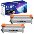 TN450 Toner Cartridge Black 2 Pack for TN450 TN-450 TN420 TN-420 Black Work with DCP-7065D HL-2240 MFC-7860DW HL-2270DW HL-2240DW DCP-7065DN MFC-7360N MFC-7460DN Printer L450-DW