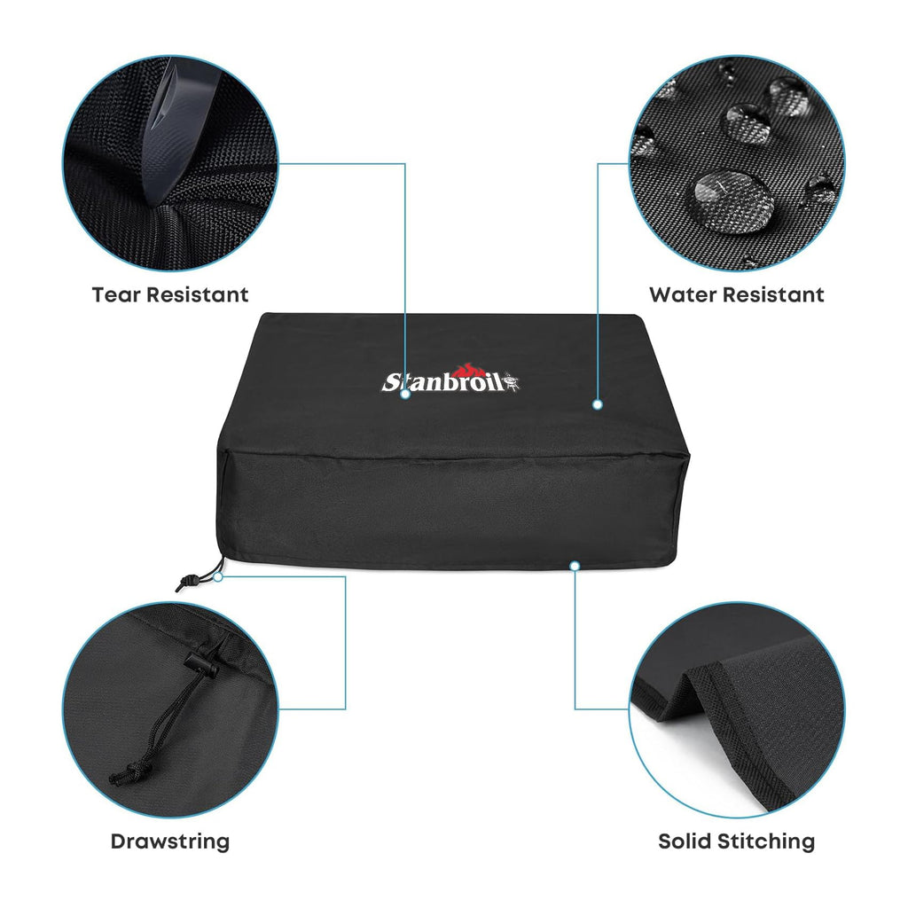 Stanbroil Griddle Cover Fits Blackstone 22”/17" Table Top Griddle Without Hood, 600D Polyester, Replacement Grill Cover for Blackstone 1724
