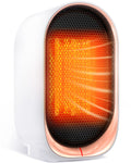 Space Heater, Portable Heater for Indoor Use, Small Electric Heaters with Overheat & Tip-Over Protection, Mini Desk Heaters for Office Bedroom Bathroom, Compact & Efficient Heating, Snow Withe