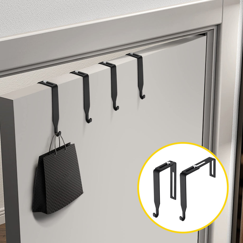 12 Pcs Adjustable Cubicle Wall Hooks Cubicle Hangers- Metal Universal Partition Hanger with Cross Screwdriver- Cubicle Accessories Over The Door Mirror Hook Fit 1.35 to 3.5 In Thick Wall Panels